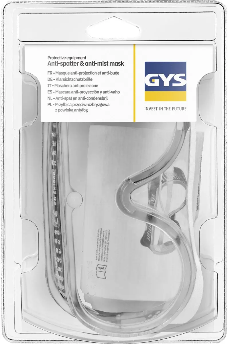Gys Lasbril Anti-fogging 5193042827 - Transparant