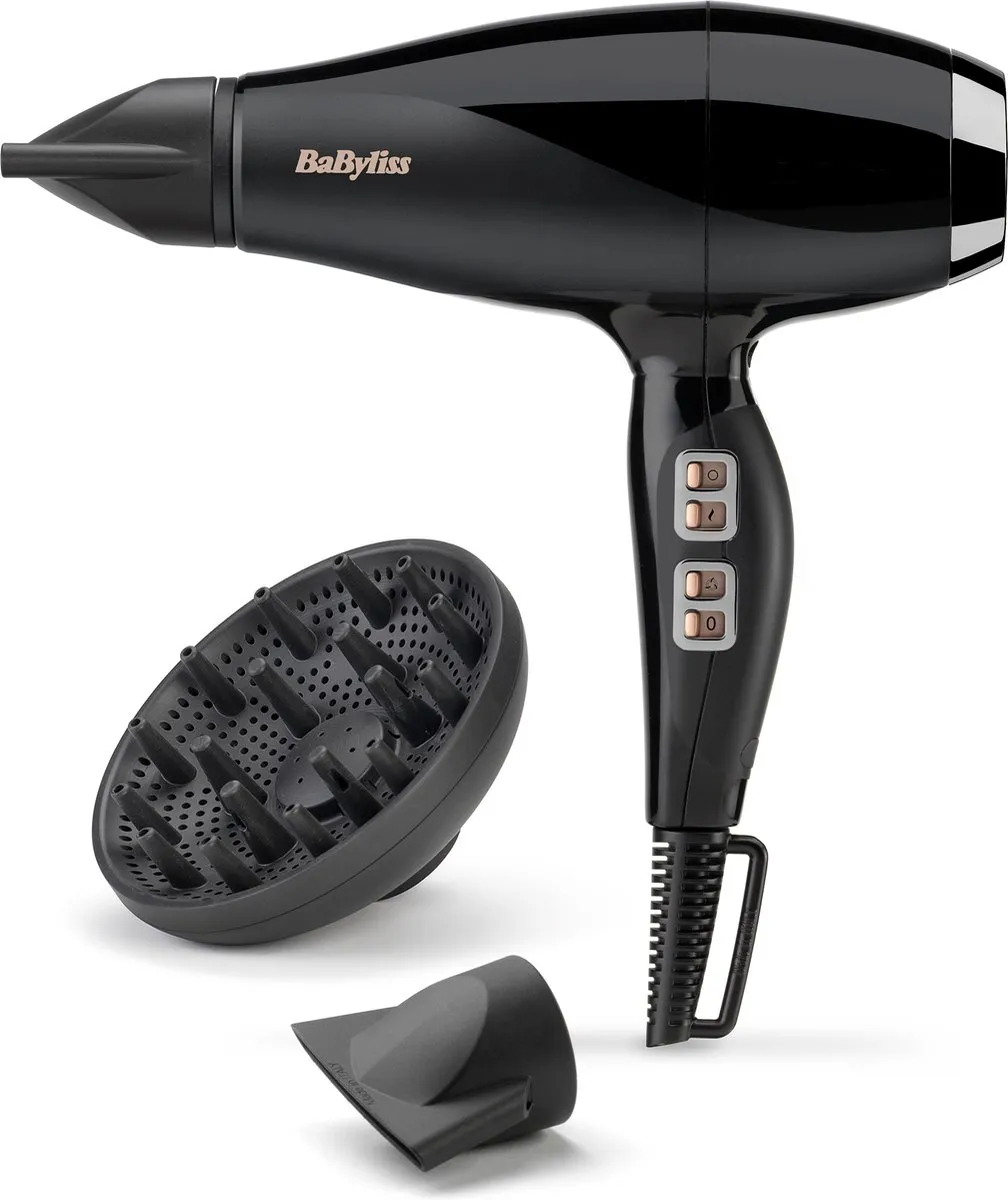 Babyliss Power Pro 2300 6716DE Föhn - 2300W - 122 km/u - Zwart