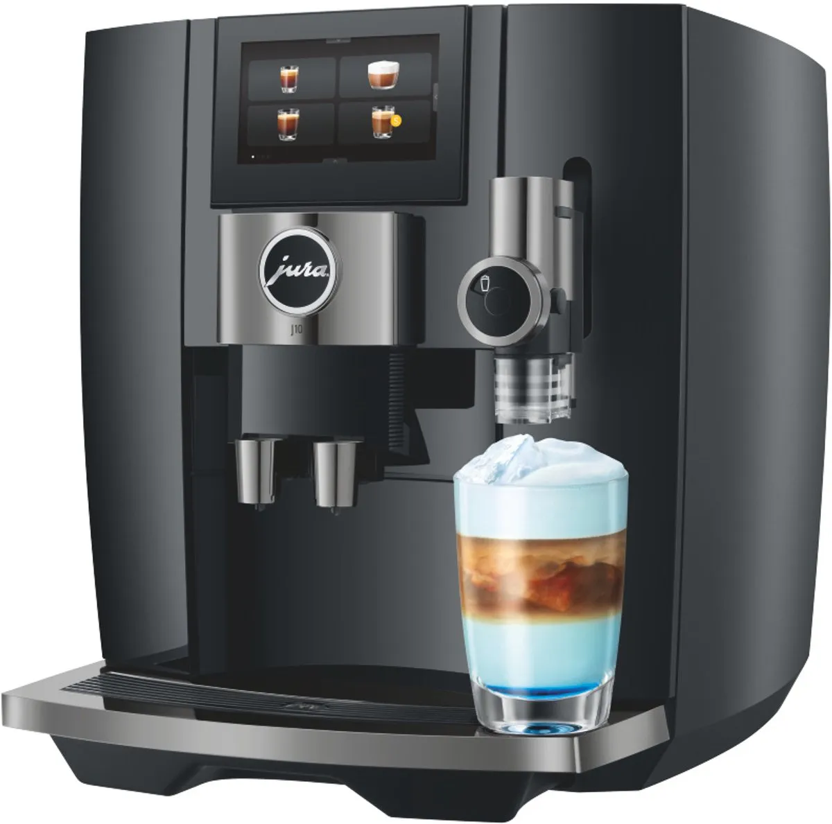 Jura J10 Piano Black Volautomatische Espressomachine