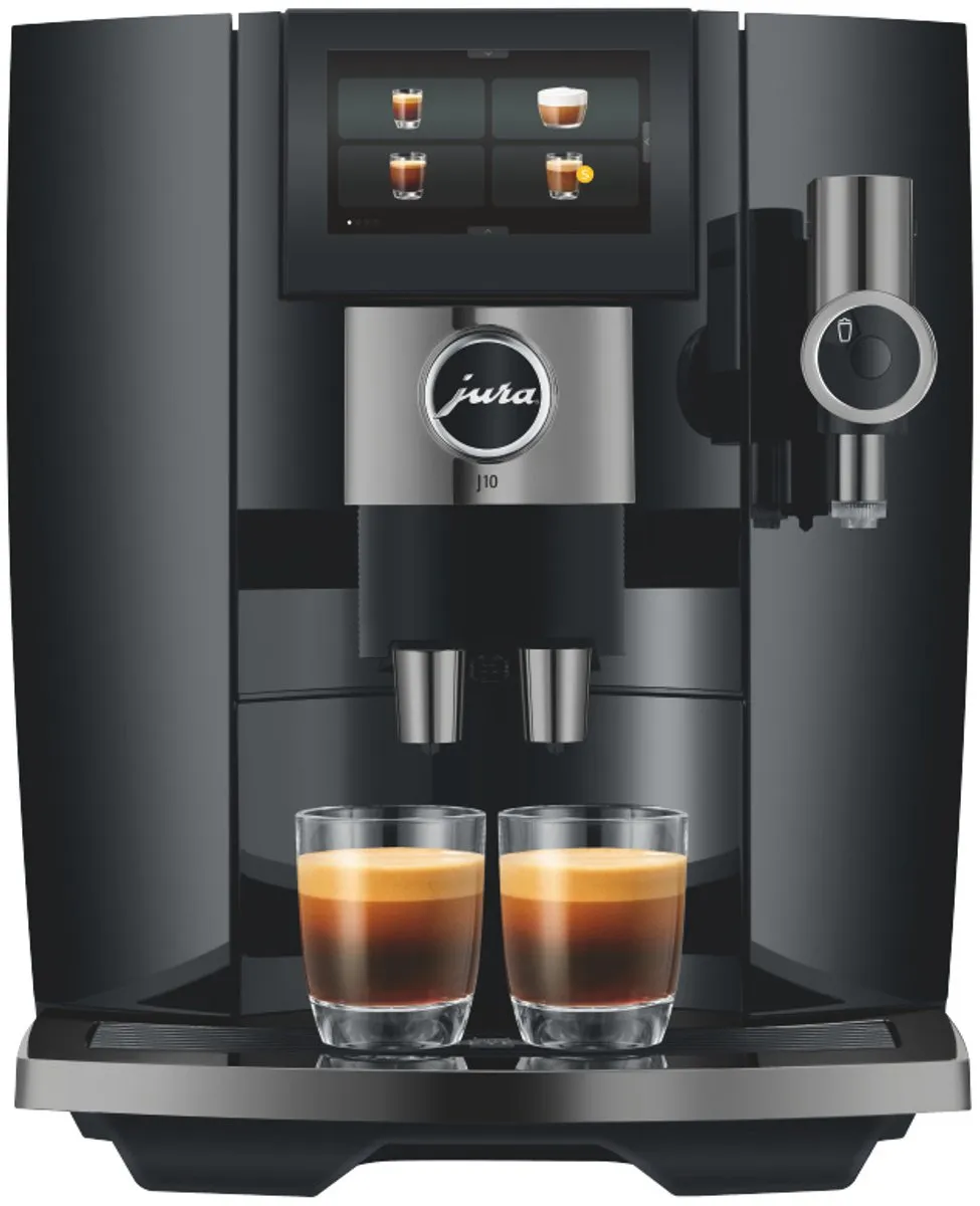 Jura J10 Piano Black Volautomatische Espressomachine