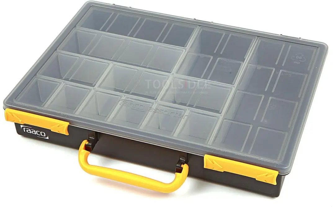 Raaco Handybox Assortimentsdoos 4-delig - 261x376x310mm - Zwart/Geel - afbeelding 6 van 6