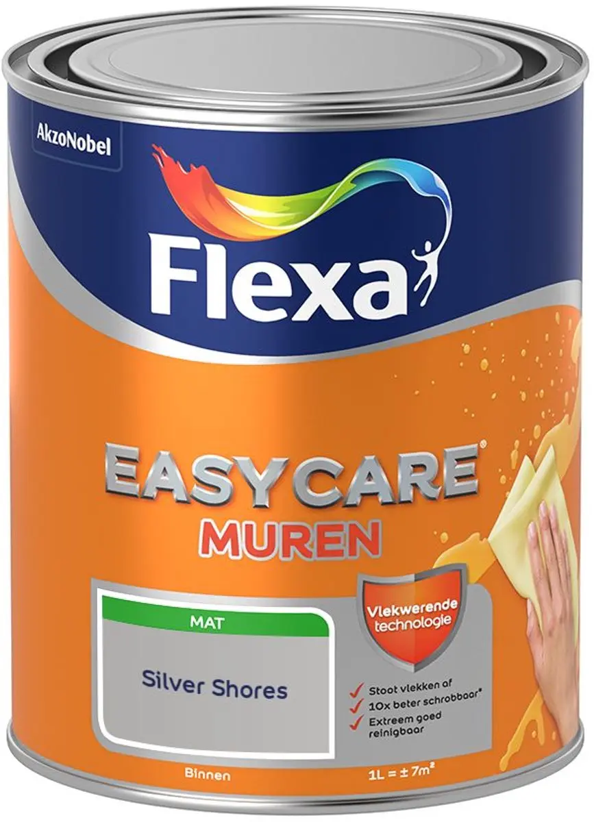 Flexa Easycare Muren Silver Shores Mengverf 1L
