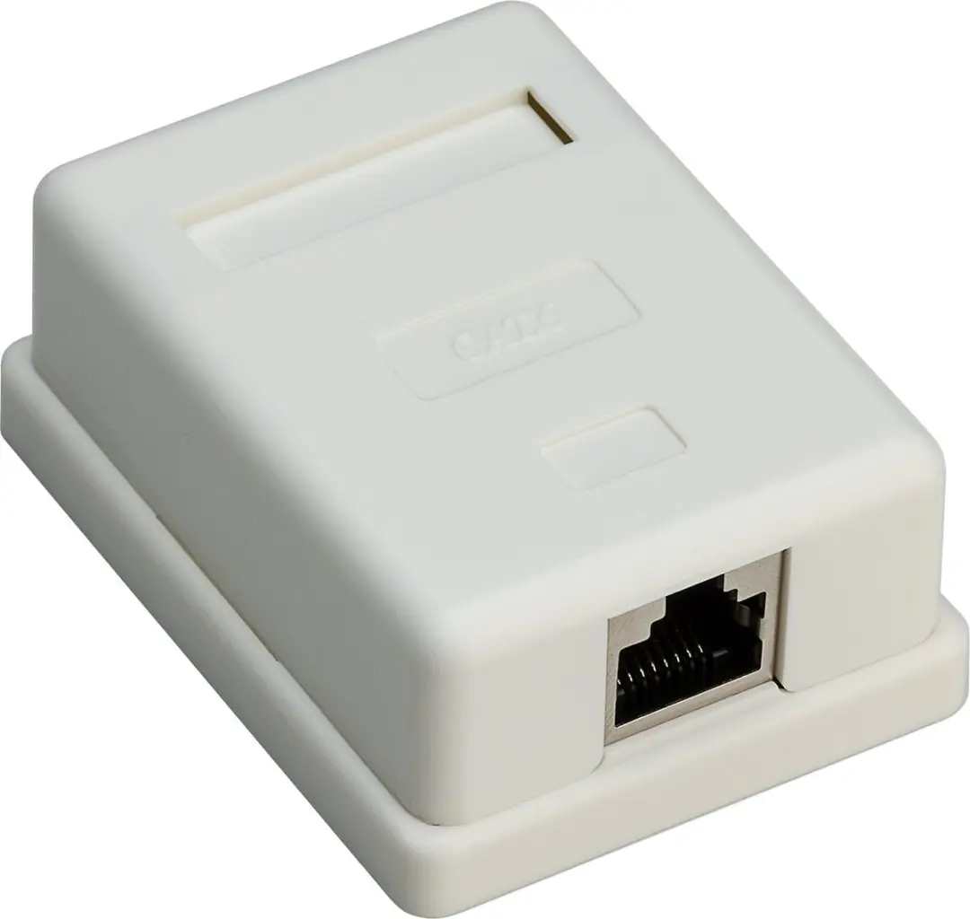 Goobay CAT6 Netwerkuitvoerdoos 1x RJ45