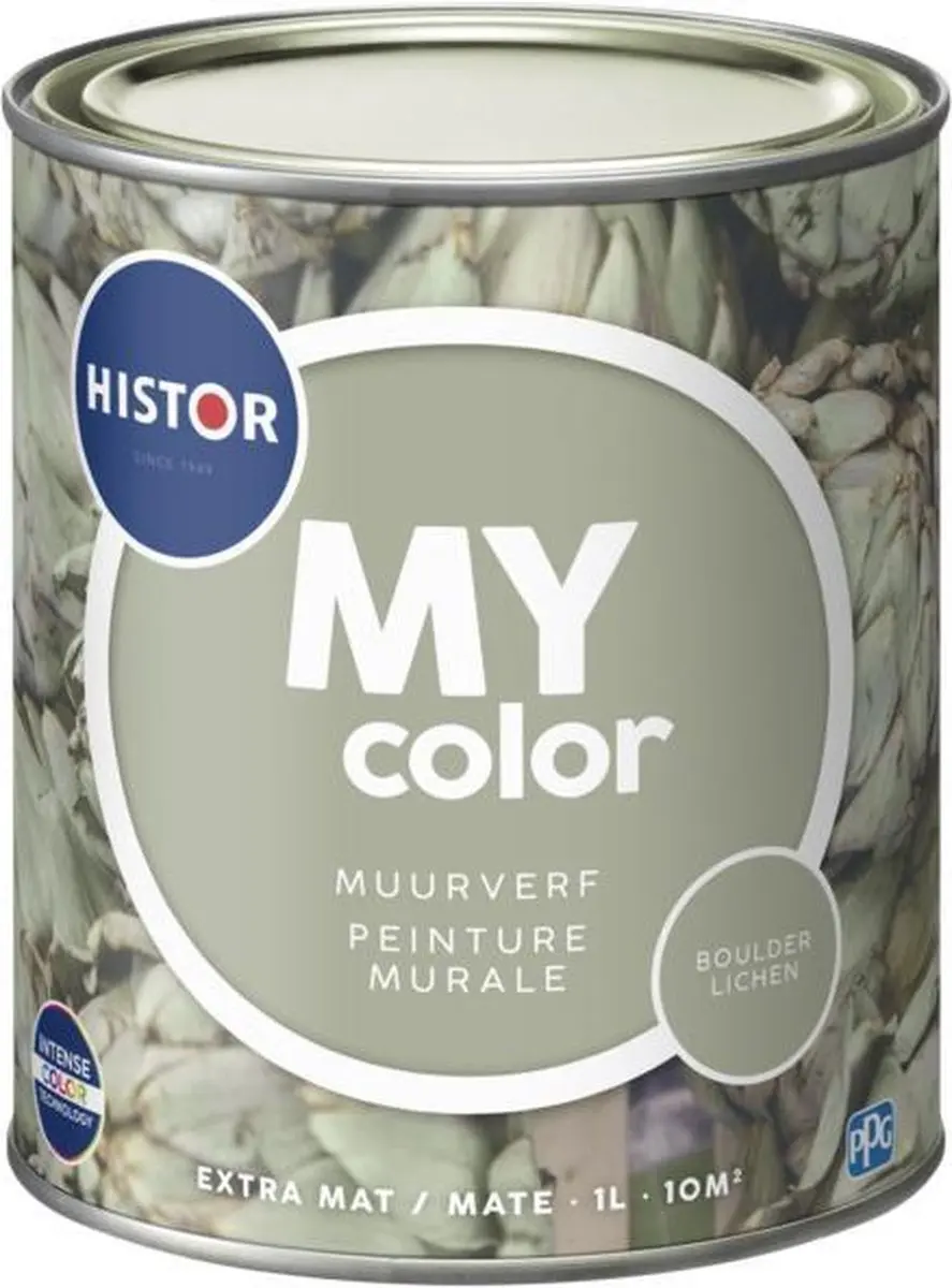 Histor MY Color Muurverf Extra Mat Lichtgroen - 1L