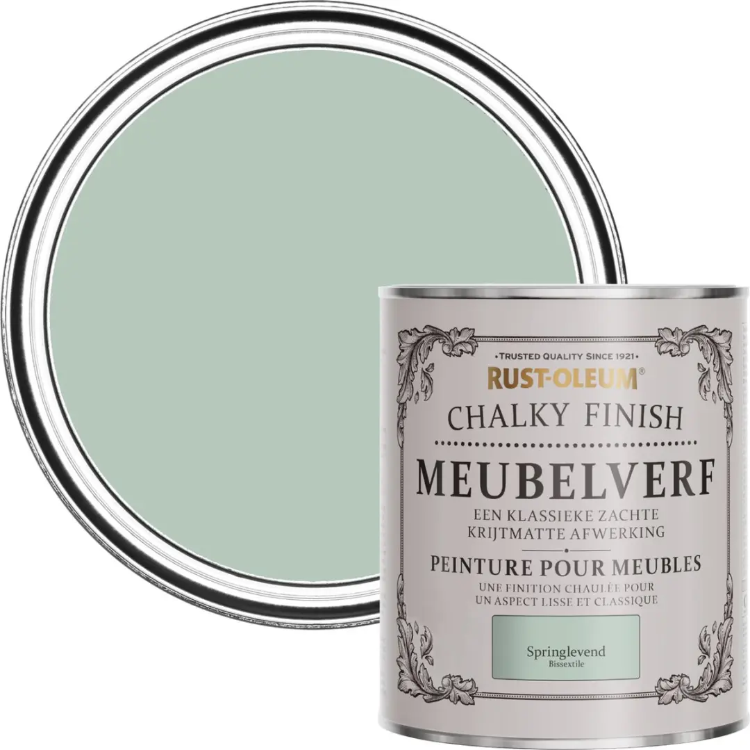 Rust-Oleum Groen Chalky Finish Meubelverf 750ml