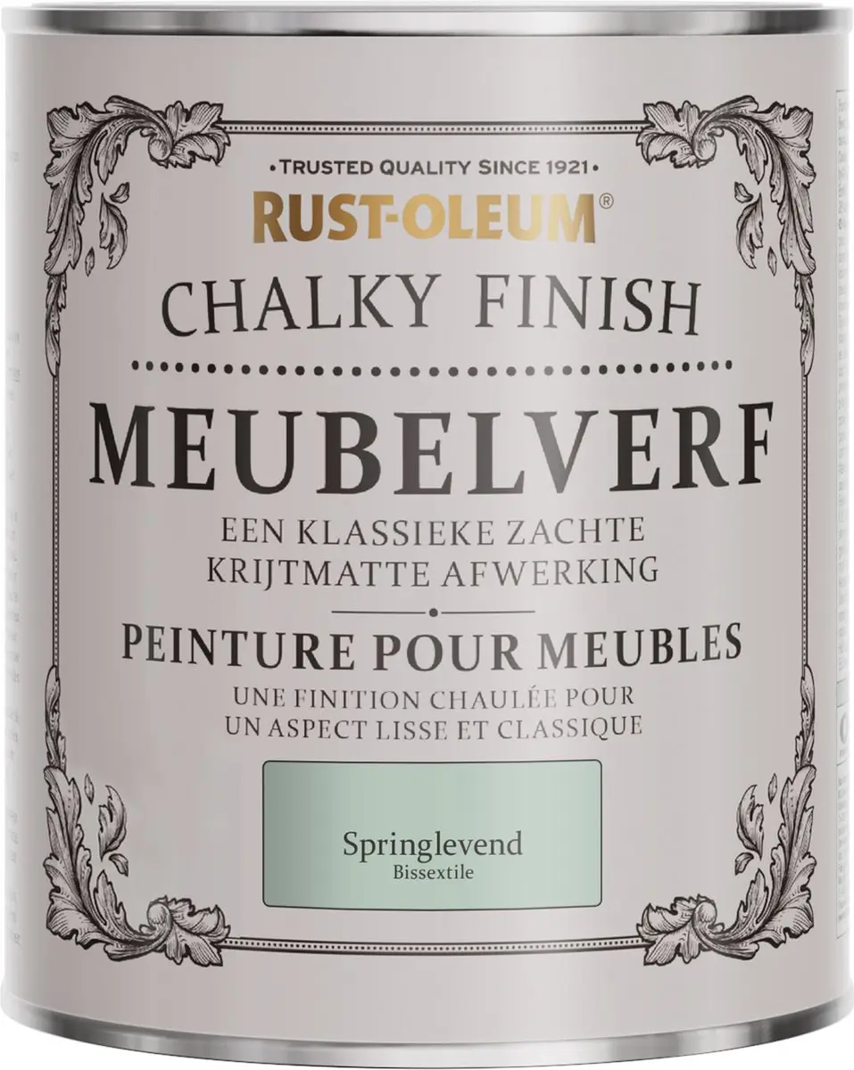 Rust-Oleum Groen Chalky Finish Meubelverf 750ml - Watergroen