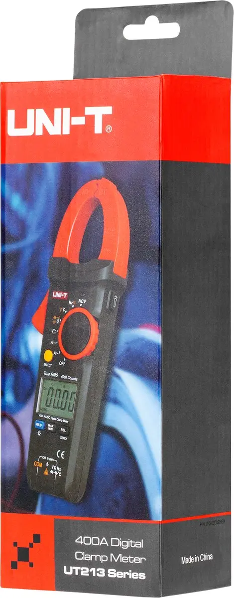 UNI-T UT213C Multimeter - 400A True RMS - Rood/Zwart - afbeelding 5 van 6