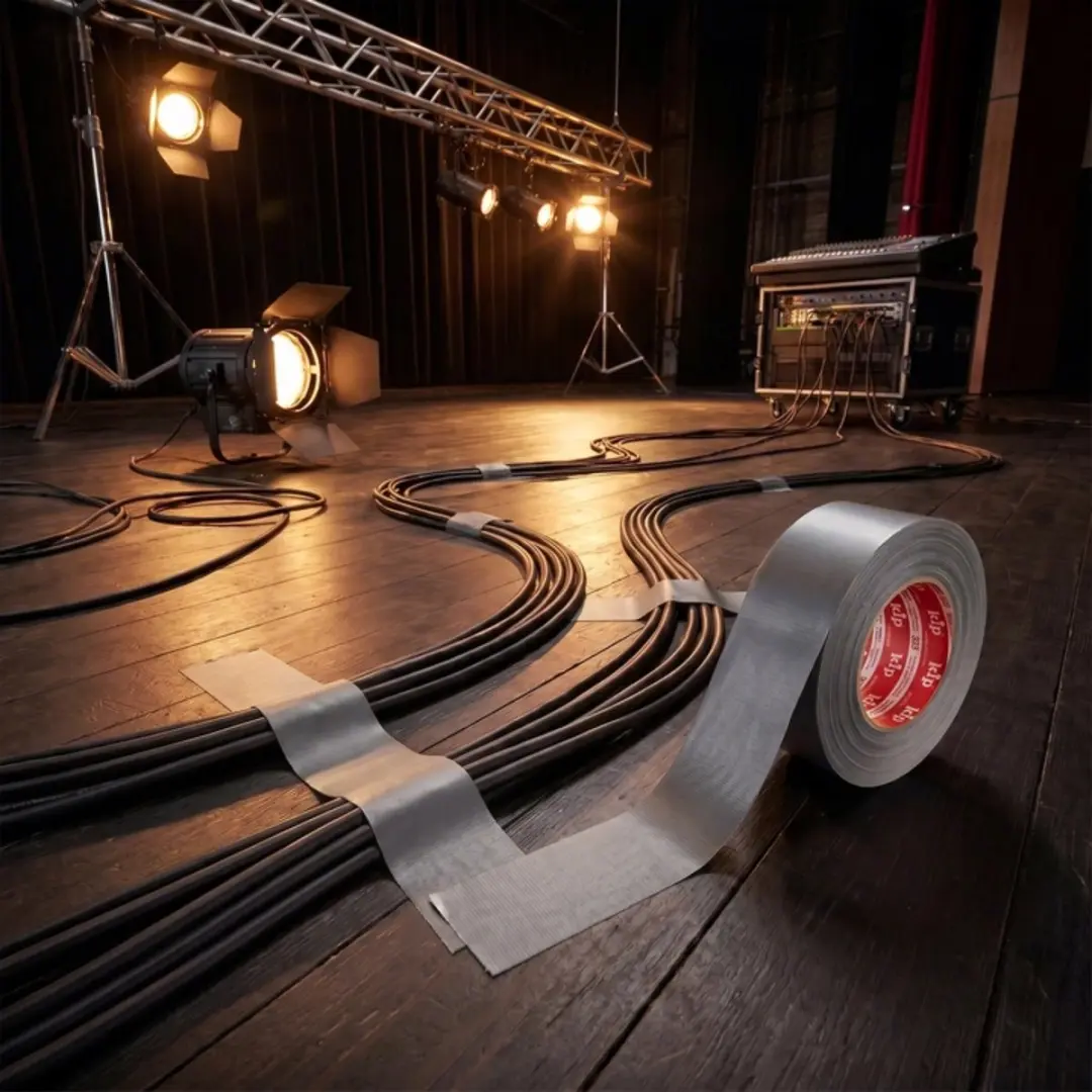 Kip Gaffer's Tape Grijs 50mm x 50m - PE-laminering