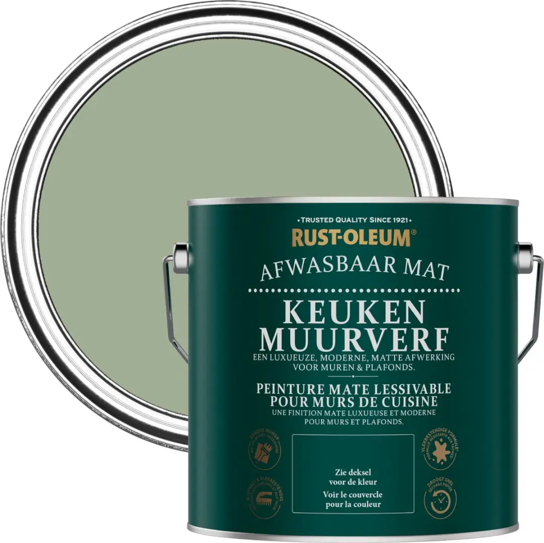 Rust-Oleum Kakigroen Muurverf 2,5L