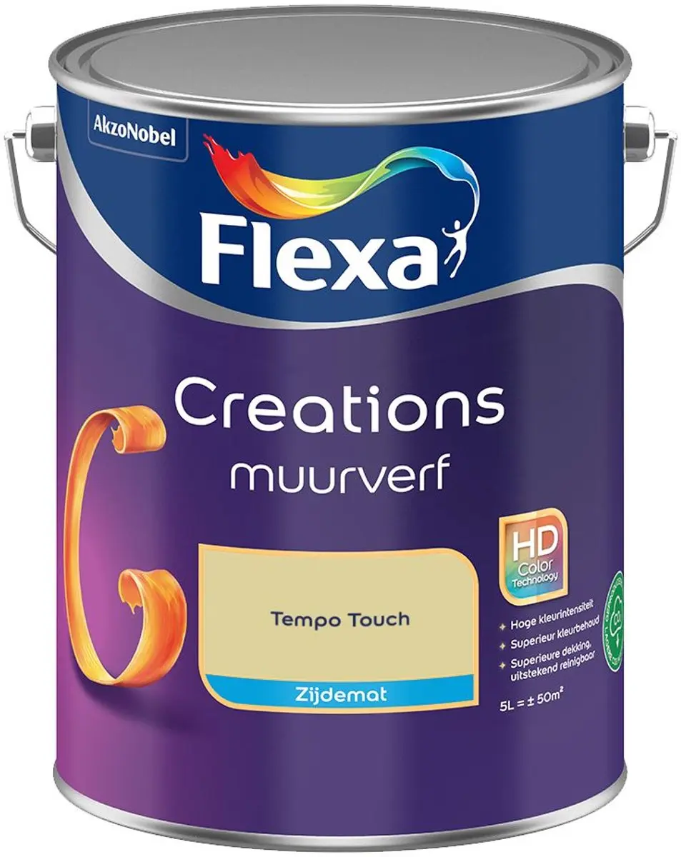 Flexa Creations Muurverf Zijdemat Tempo Touch 5L