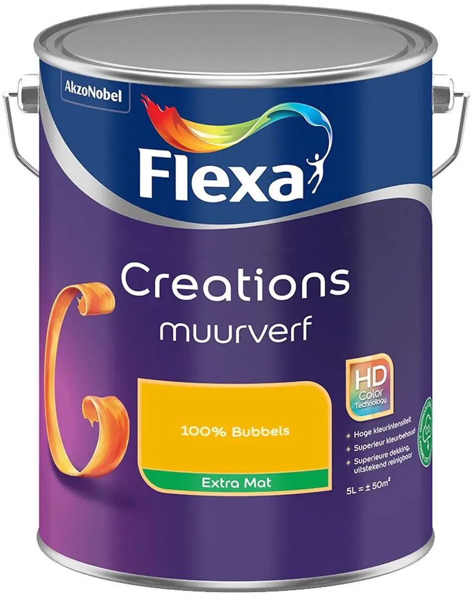 Flexa Creations Muurverf Extra Mat 100% Bubbels