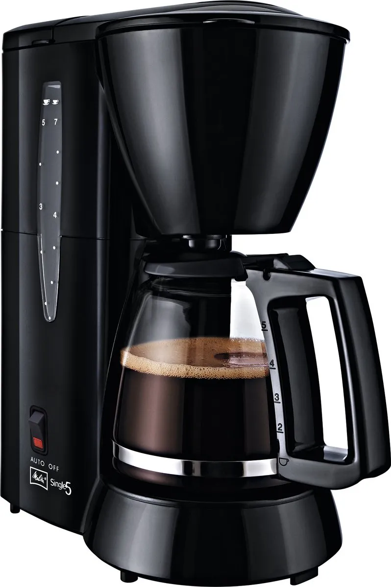 Melitta Single 5 Koffiezetapparaat 5 Koppen - 650W - Zwart