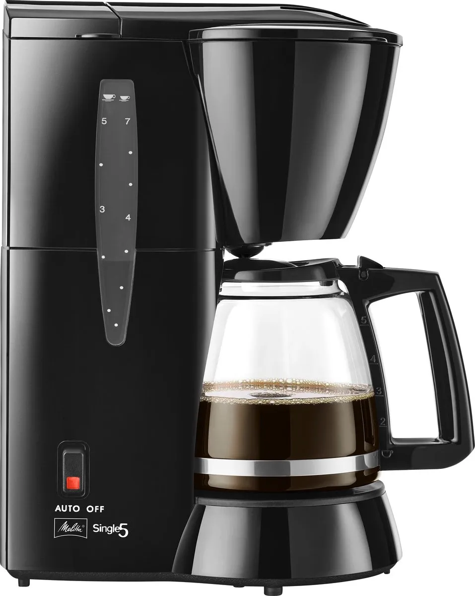 Melitta Single 5 Koffiezetapparaat 5 Koppen - 650W - Zwart