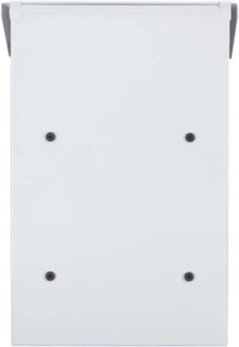 Perel Brievenbus Rio Wand/Paalmontage 39,5x27x10cm - Wit - afbeelding 6 van 6