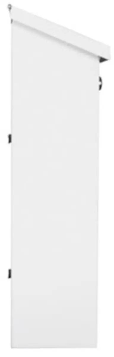 Perel Brievenbus Rio Wand/Paalmontage 39,5x27x10cm - Wit