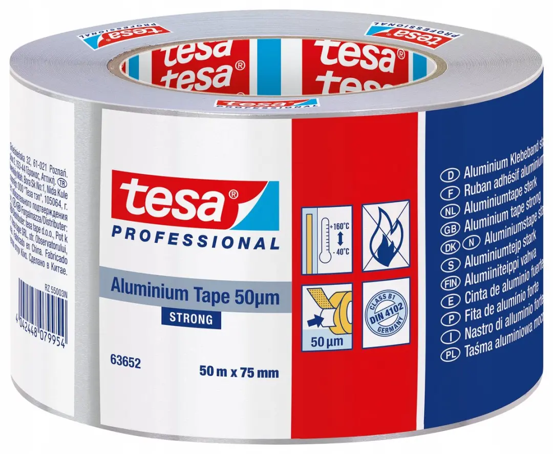 Tesa Professional Aluminium Reparatietape 50m x 75mm