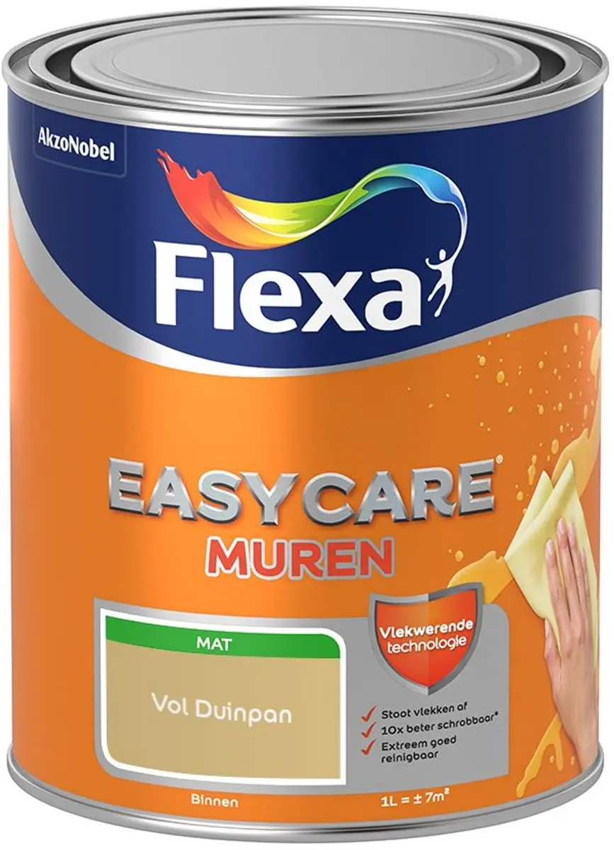 Flexa Easycare Muren Vol Duinpan Mengverf 1L