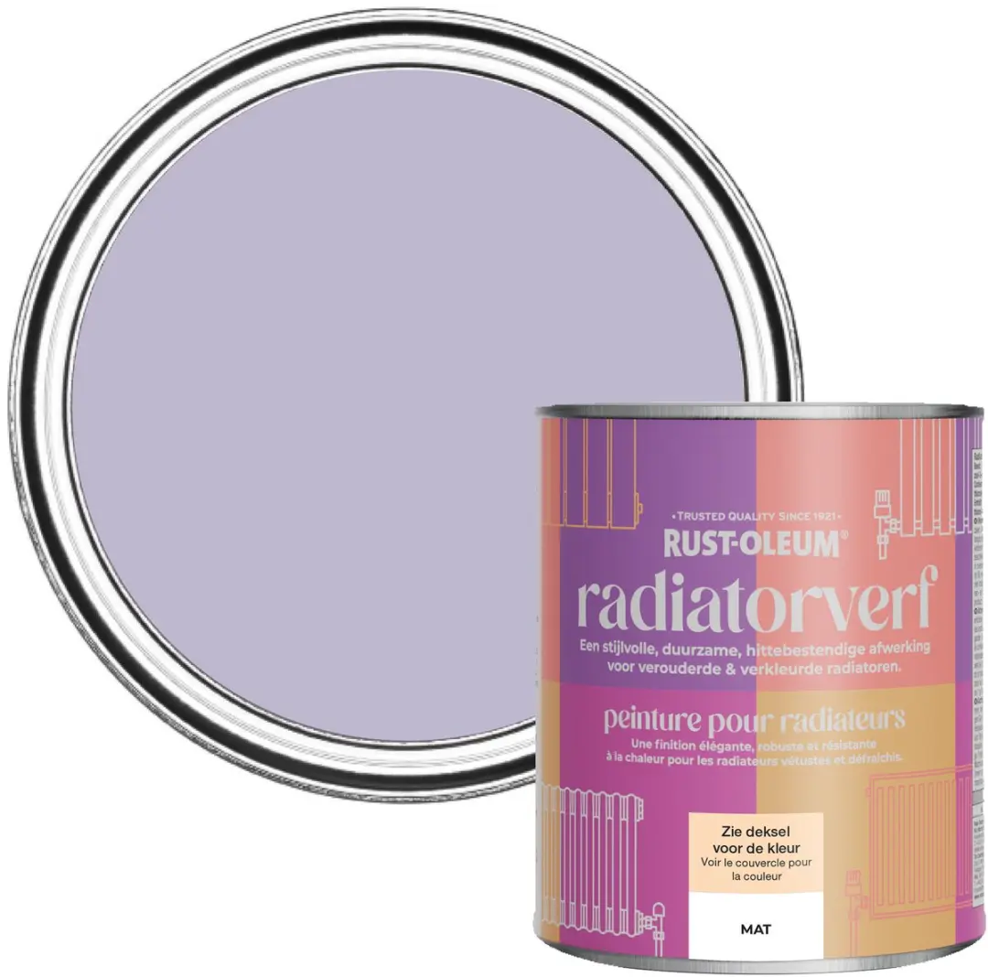 Rust-Oleum Radiatorverf Mat Blauwe regen 750ml