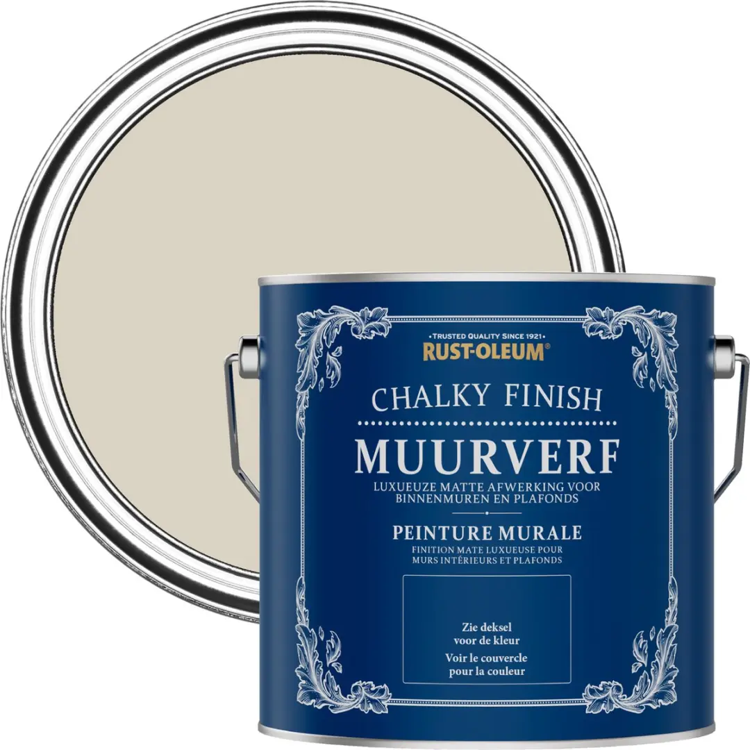 Rust-Oleum Lichtbruin Chalky Finish Muurverf Jute 2,5L
