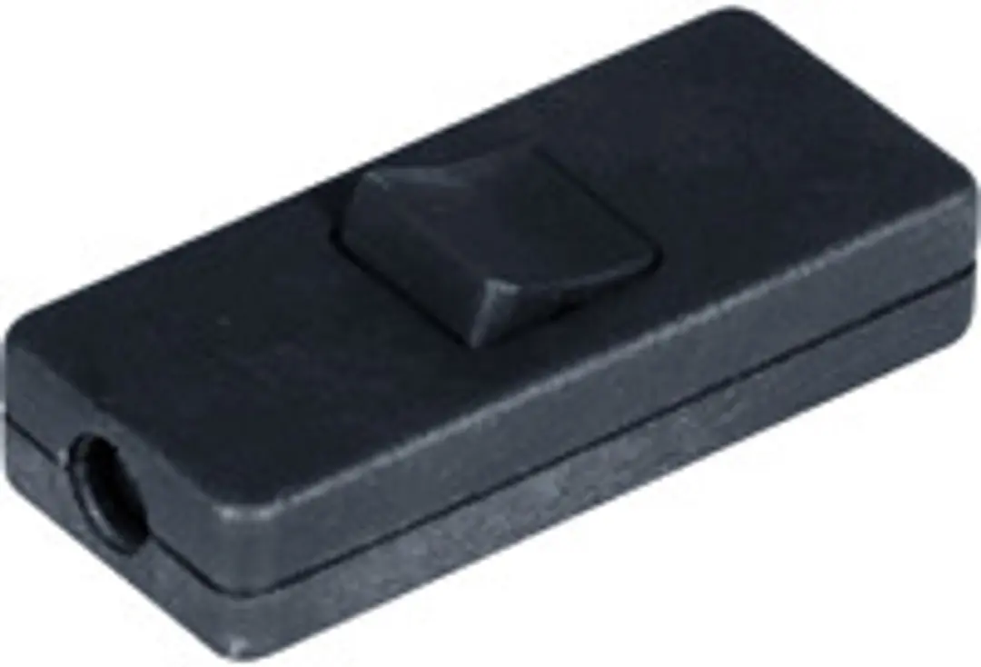 Scanpart Snoerschakelaar 2-polig 0.75mm² - Zwart
