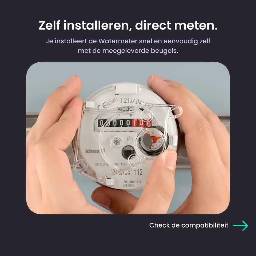 HomeWizard Wi-Fi Watermeter - Wit