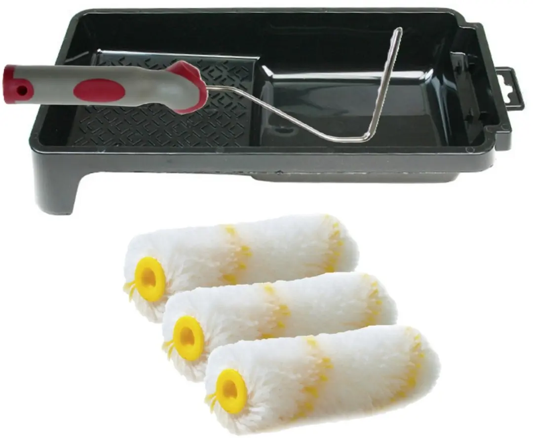 VEBA Pluisvrije Verfrollers Set 3x10cm