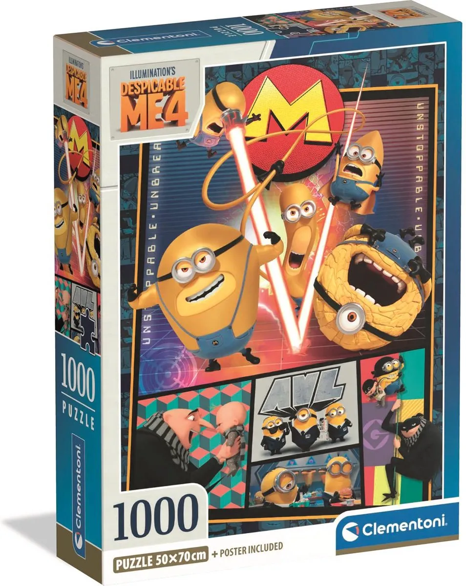 Clementoni Minions Puzzel 1000 Stuks