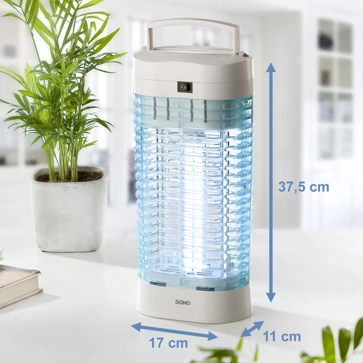 DOMO KX006N/1 Insectenlamp - Vliegenlamp voor Binnen - UV-lamp 11 W - Wit