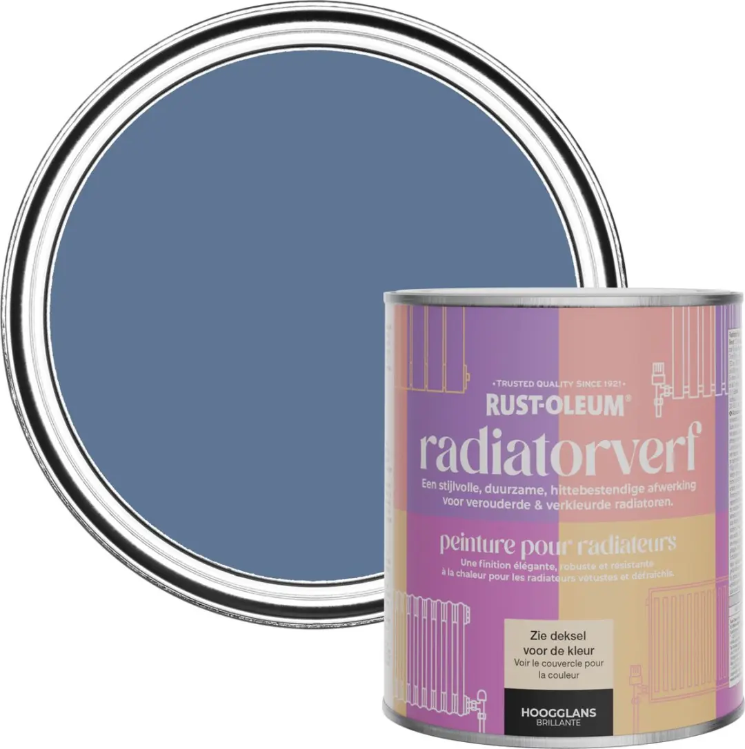 Rust-Oleum Blauwe Rivier Radiatorverf Hoogglans 750ml