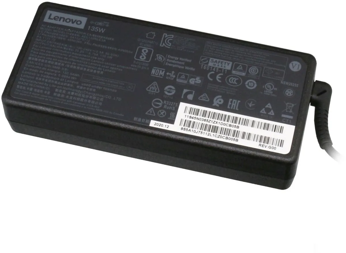 Lenovo 4X20E50562 Oplader 135W - Zwart