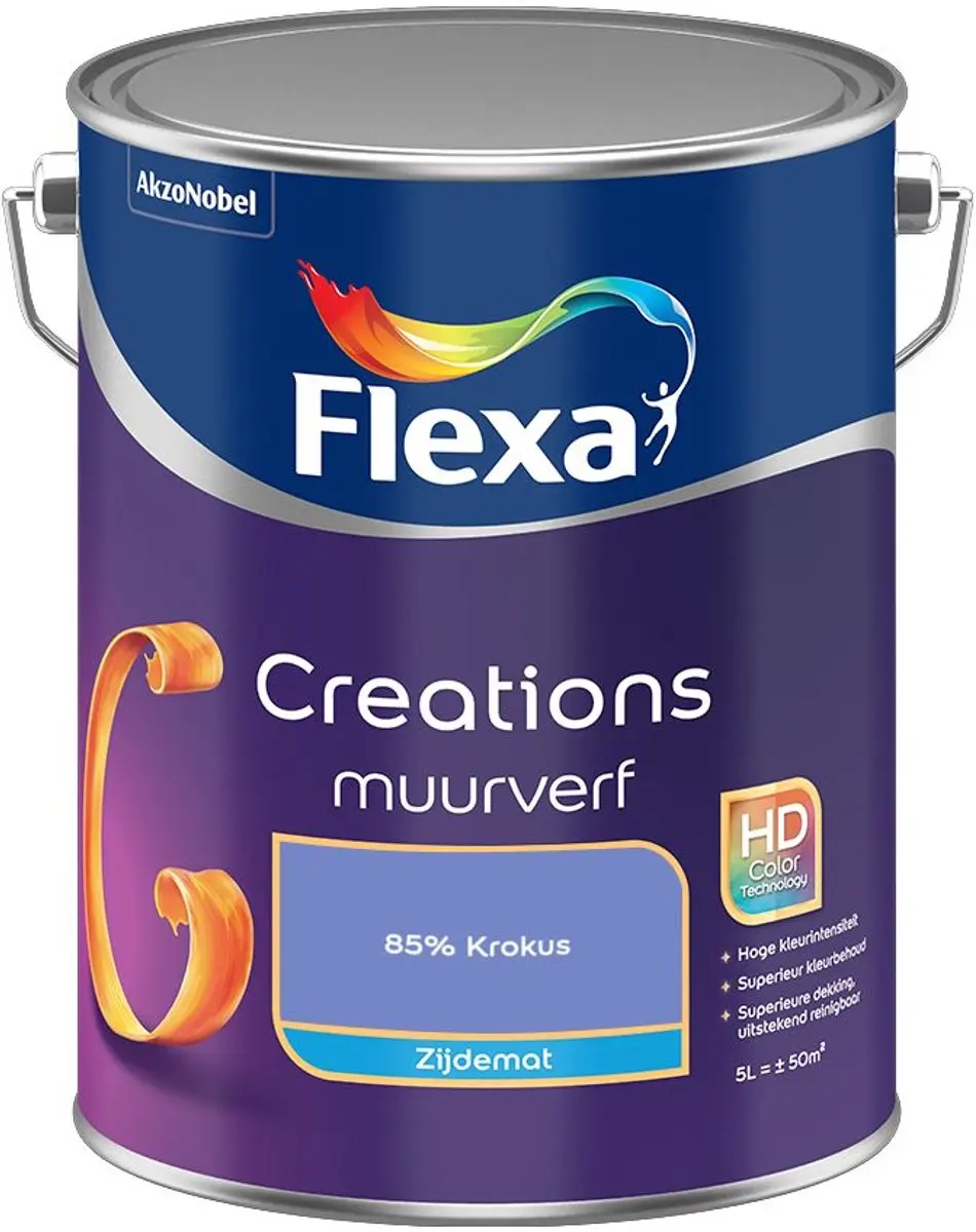 Flexa Creations Muurverf Zijdemat 85% Krokus - 5L