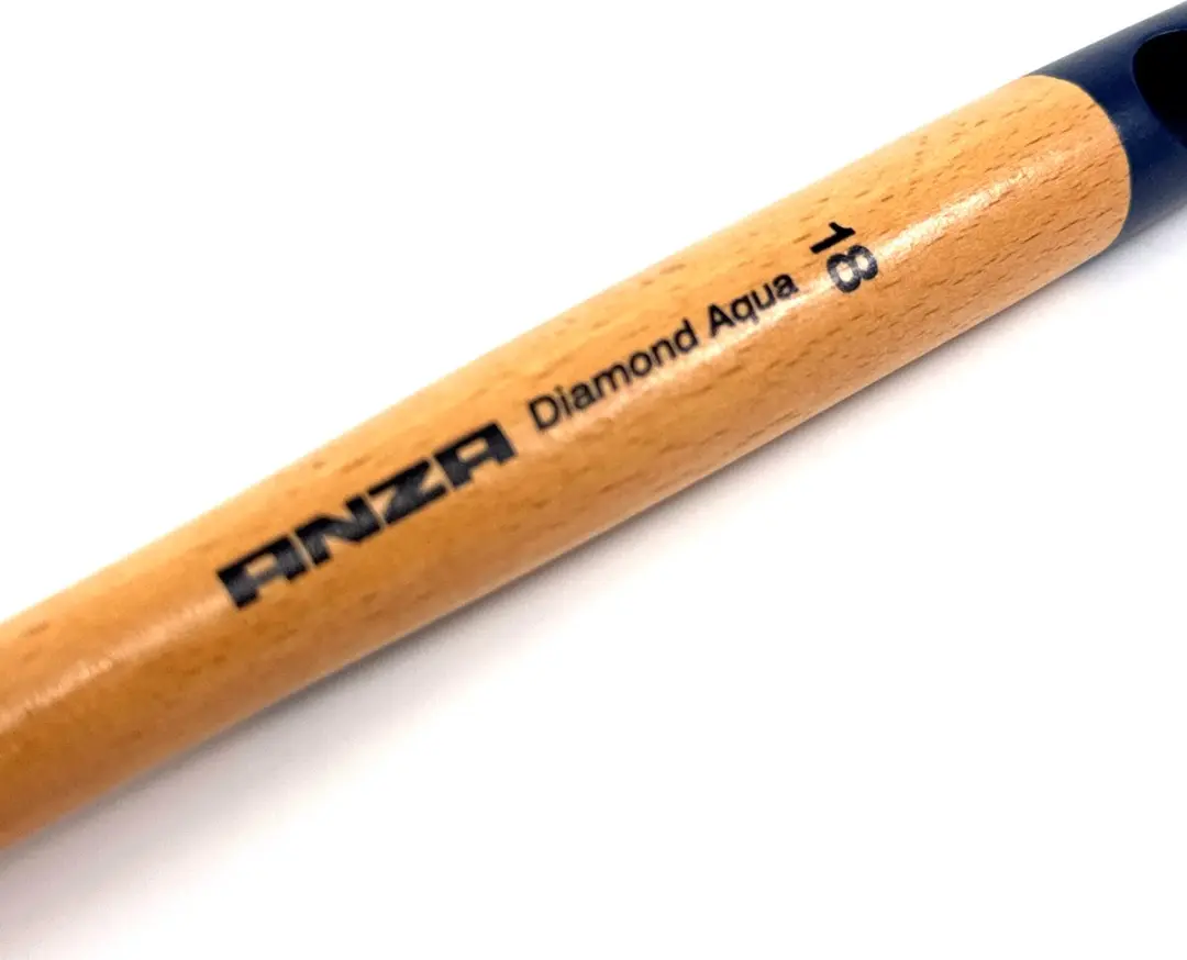 Anza Diamond Aqua Ronde Kwast D18 - Zwart