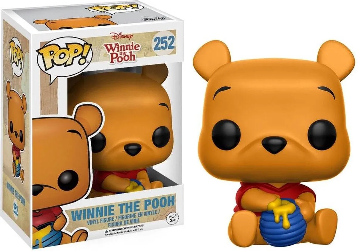 Funko POP! Winnie the Pooh Seated #252 - Disney Figuur 10cm - Multi