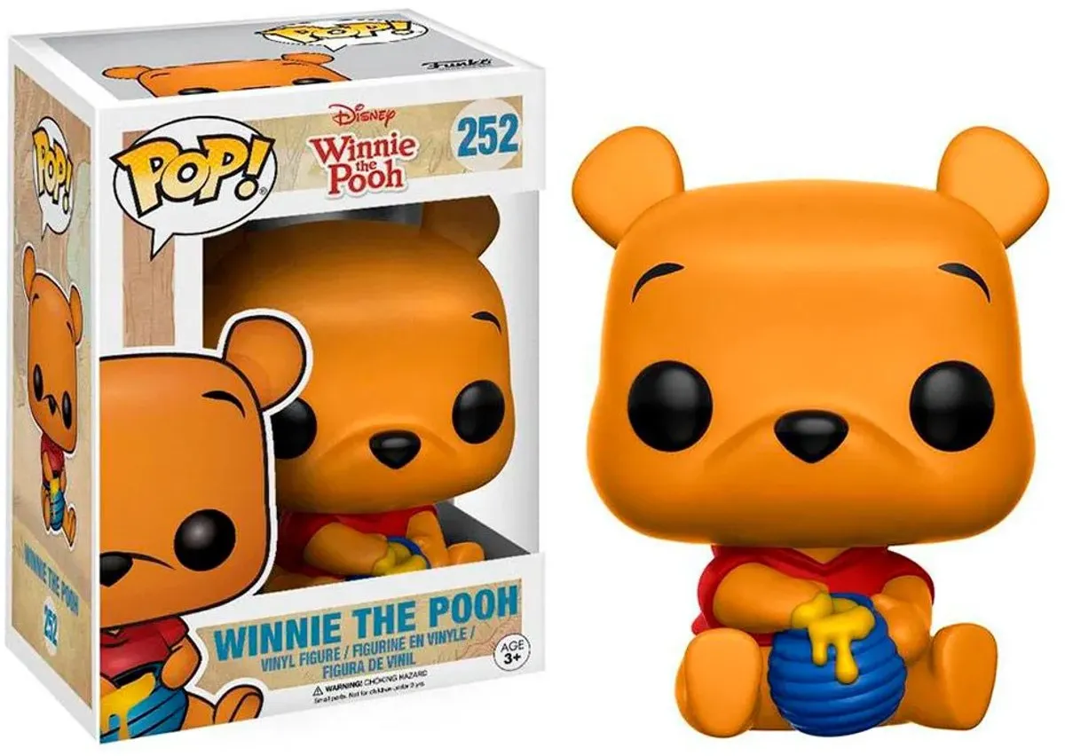 Funko POP! Winnie the Pooh Seated #252 - Disney Figuur 10cm - Multi