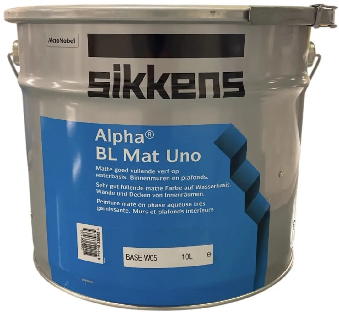 Sikkens Alpha BL Mat Uno Muurverf 10L