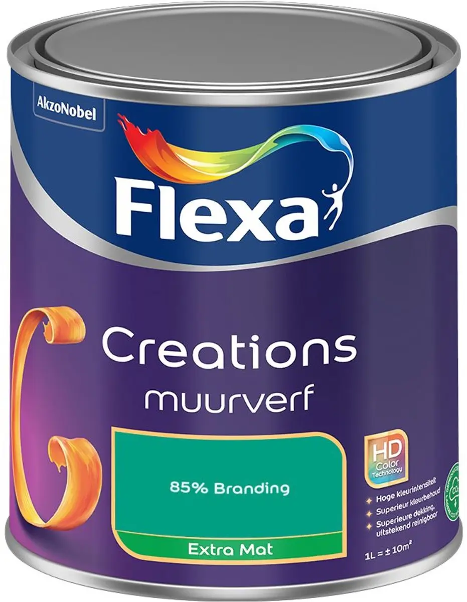 Flexa Creations Muurverf Extra Mat 85% Branding - 1L