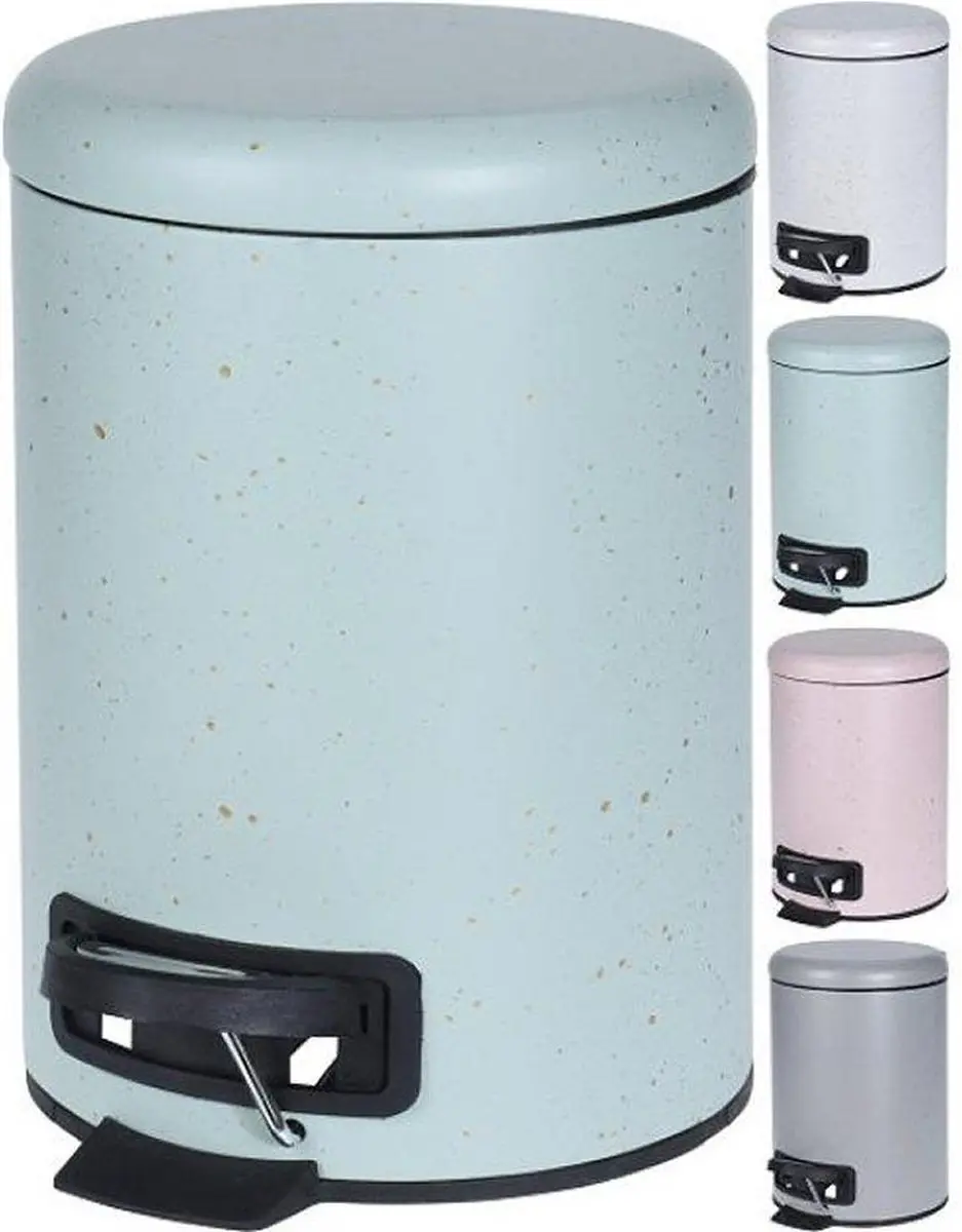 Pedaalemmer 3 liter 4 assorti