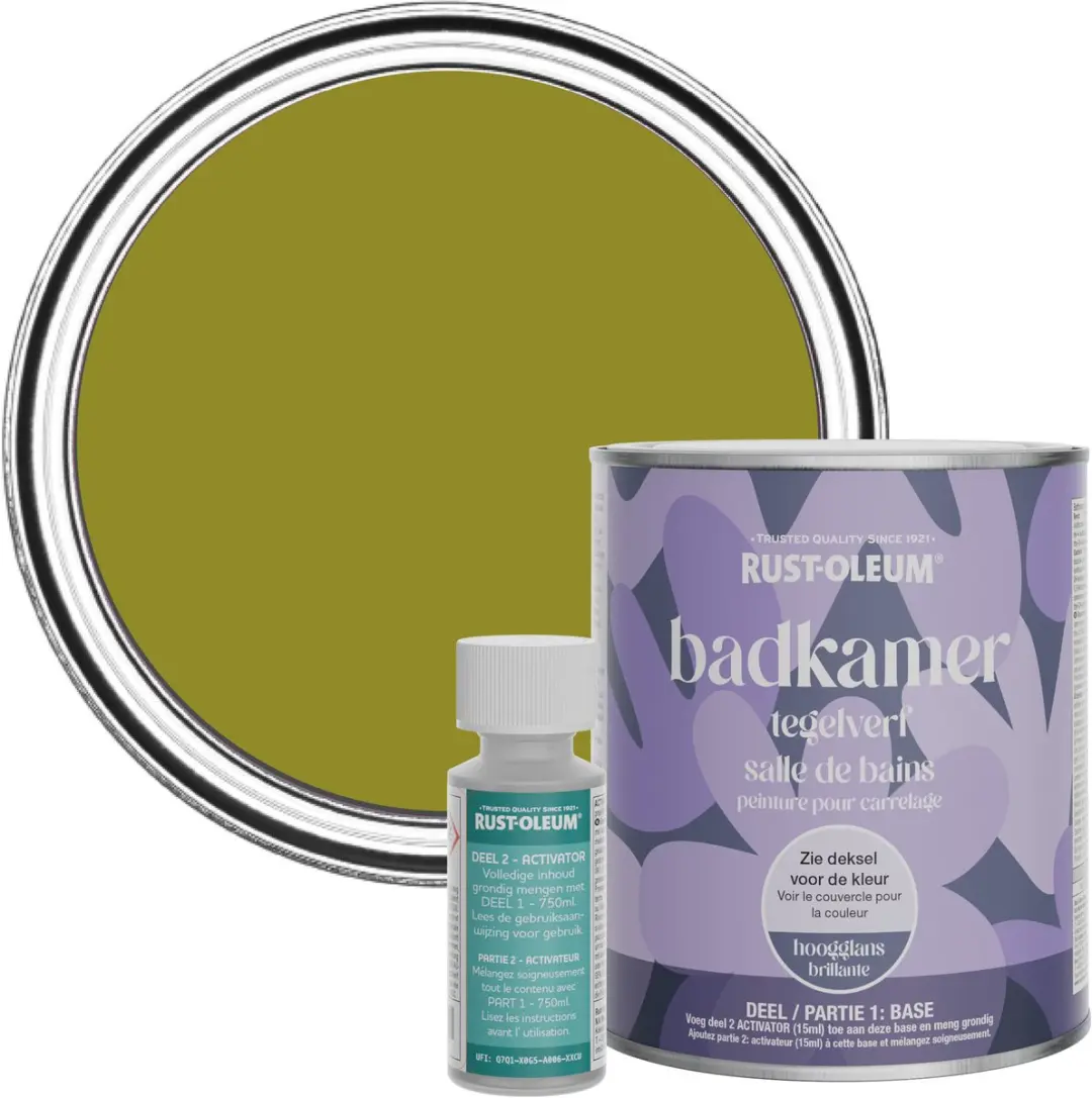 Rust-Oleum Badkamertegelverf Olijf 750ml