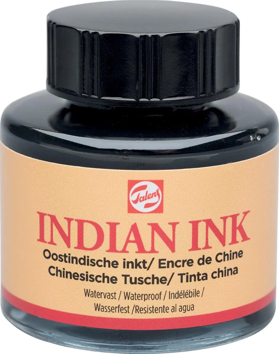 Talens Oost-Indische Inkt Zwart 30ml