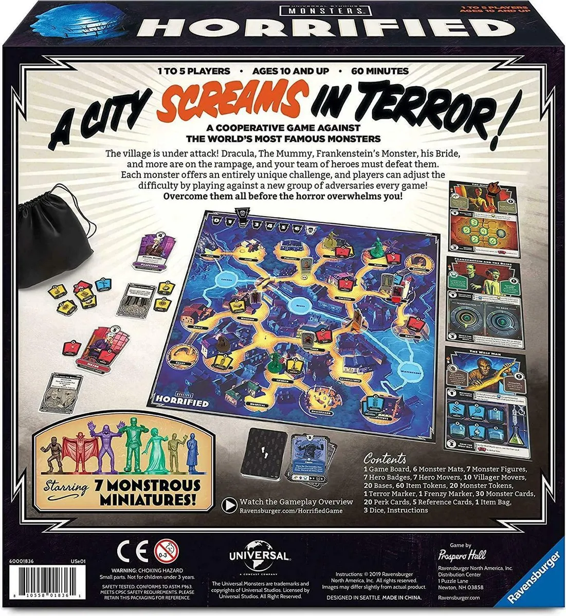 Ravensburger Horrified Bordspel - 1-5 Spelers