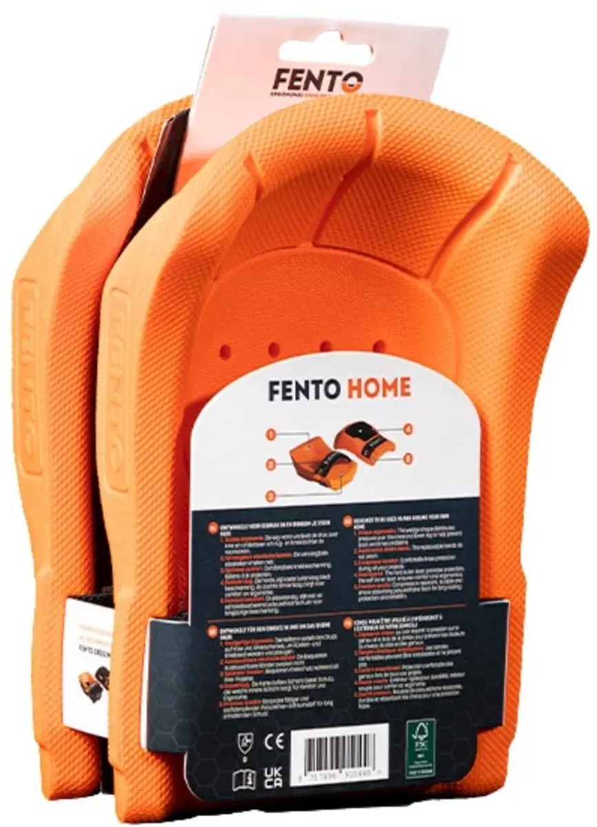 Fento Kniebeschermers - Oranje/Zwart