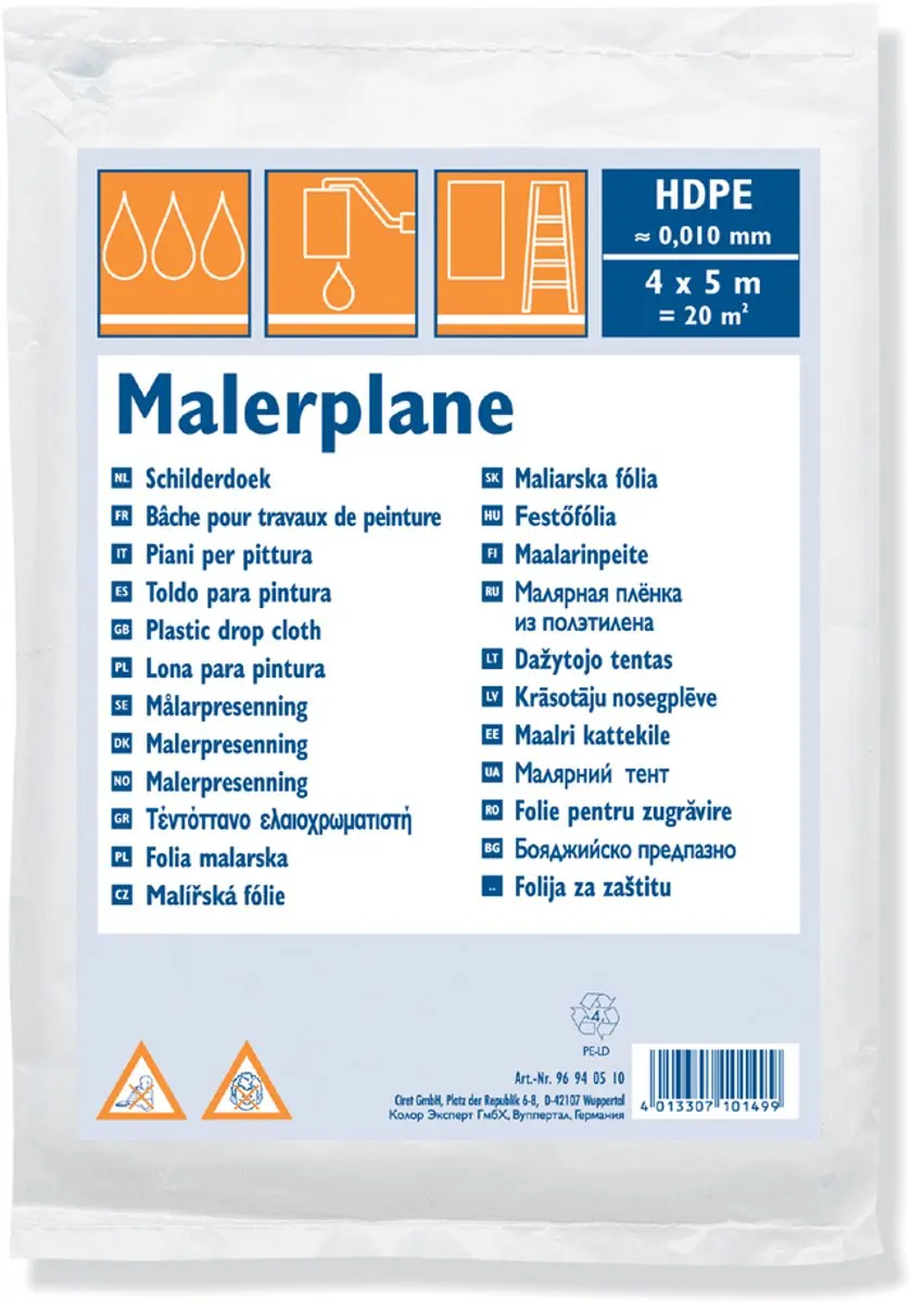 Color Expert Westex HDPE Afdekfolie 10µ