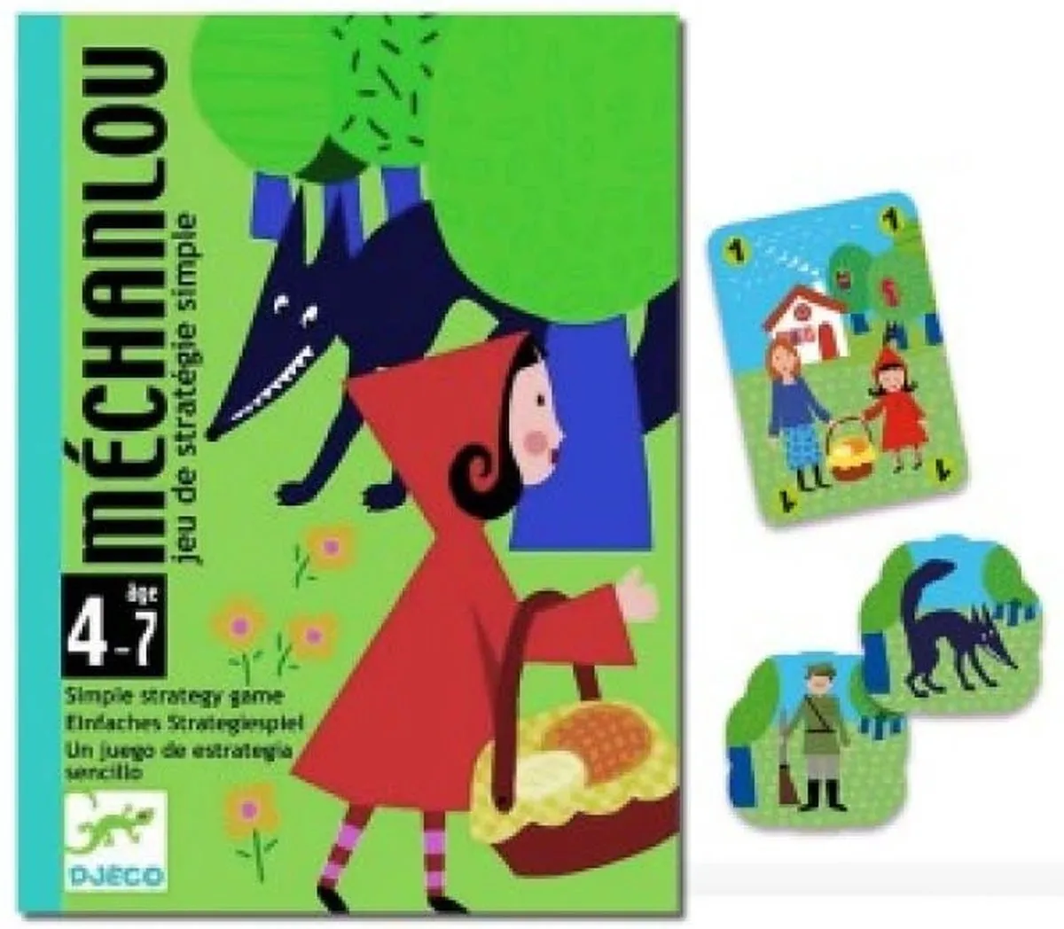Djeco Mechanlou Kaartspel DJO5126 - 2-4 Spelers - afbeelding 6 van 6