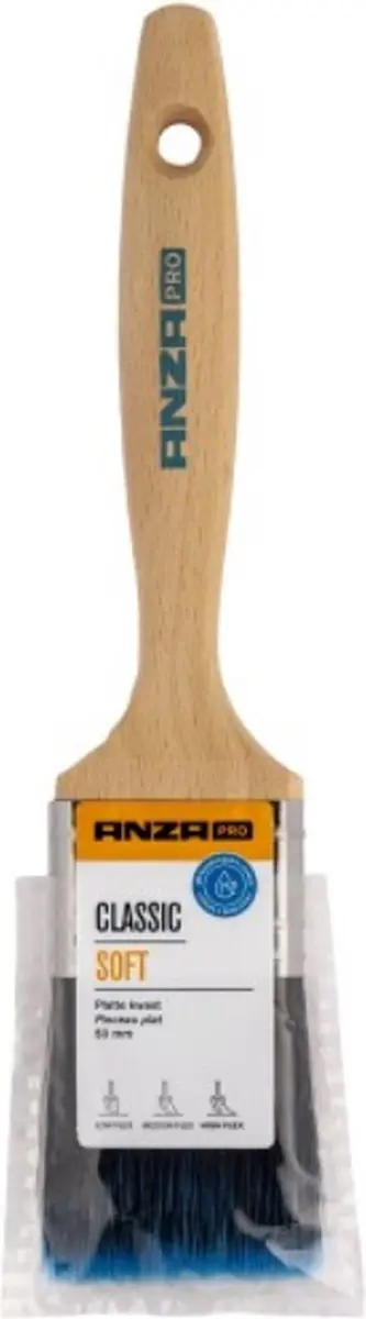 Anza Classic Soft Platte Kwast Maat 10
