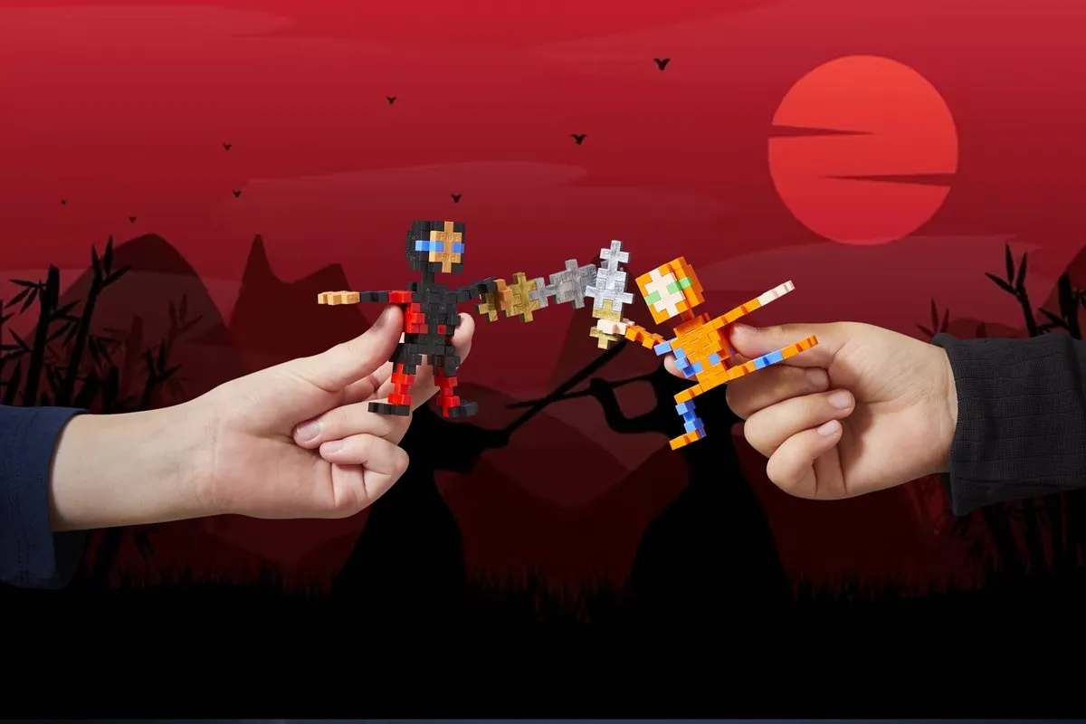 Plus-Plus Ninjas 100-delige Bouwset - 4307 - Ninja