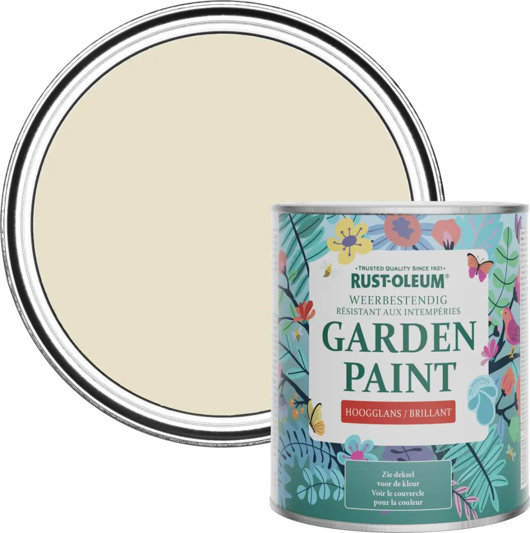 Rust-Oleum Beige Tuinverf Hoogglans Longsands Strand 750ml