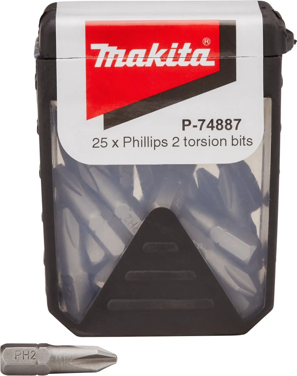 Makita P-74887 Schroefbit PH2x25mm