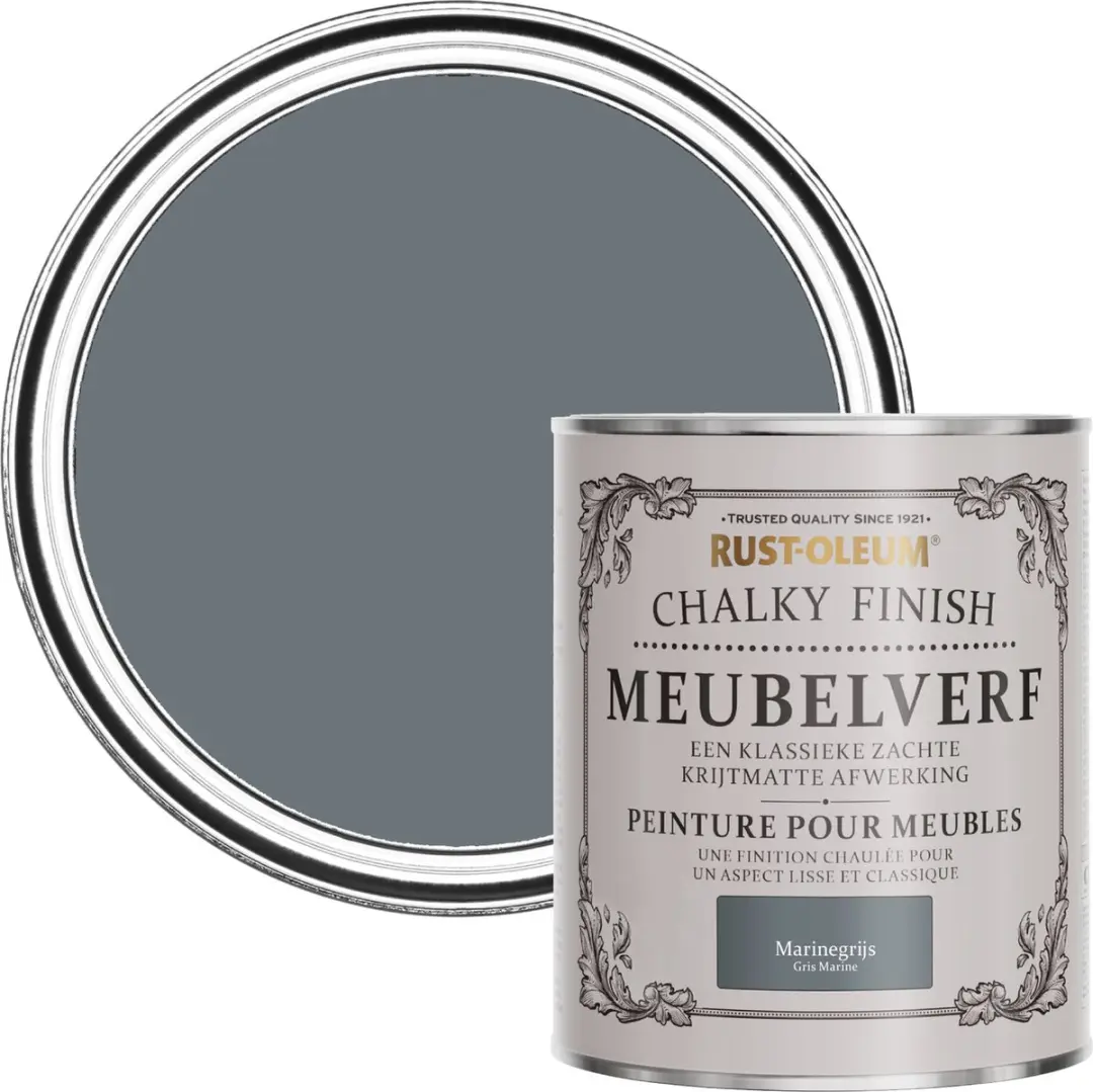 Rust-Oleum Donkergrijs Chalky Finish Meubelverf 750ml