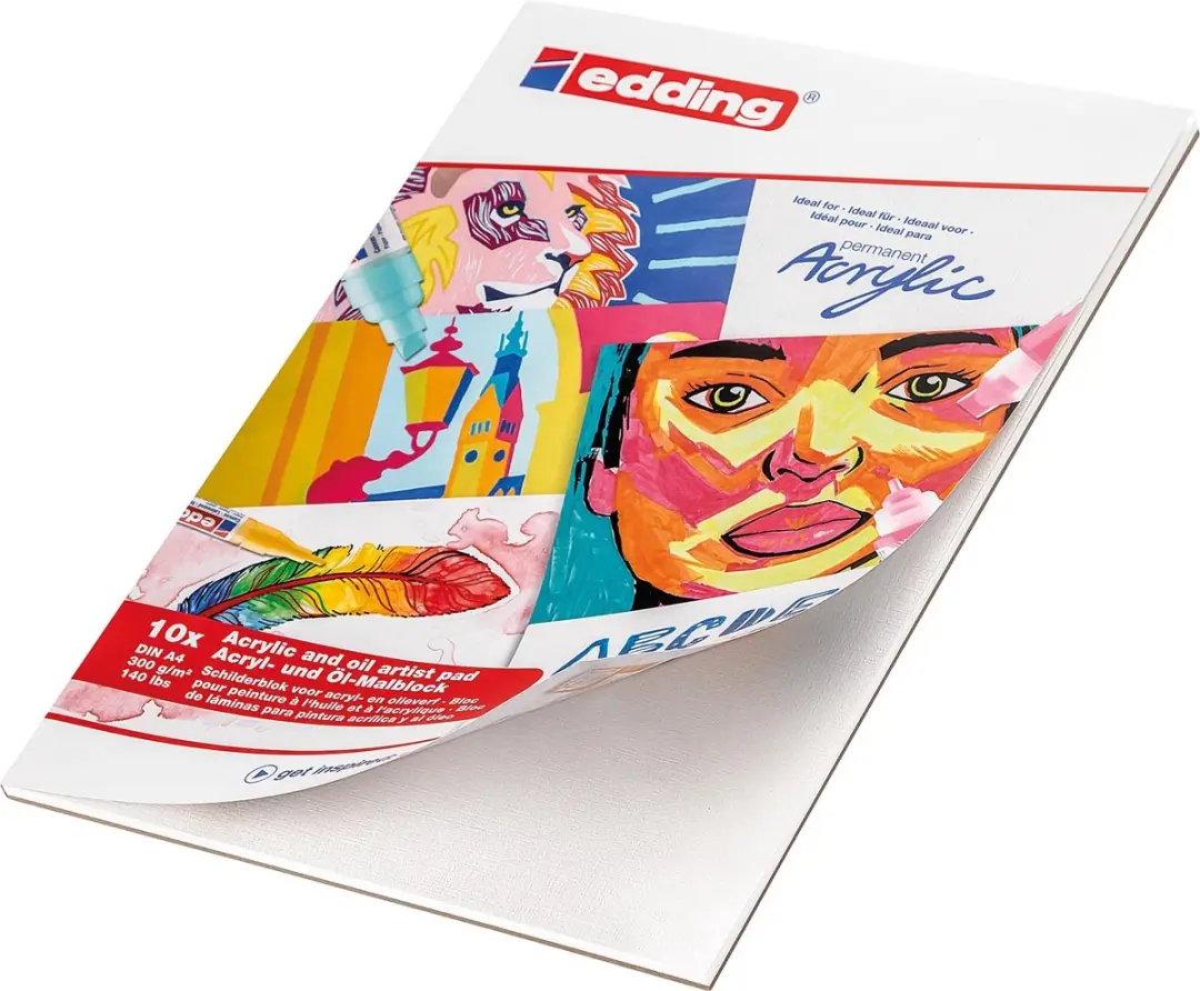 edding 30010 Olie-Acrylblokken - 15 Stuks