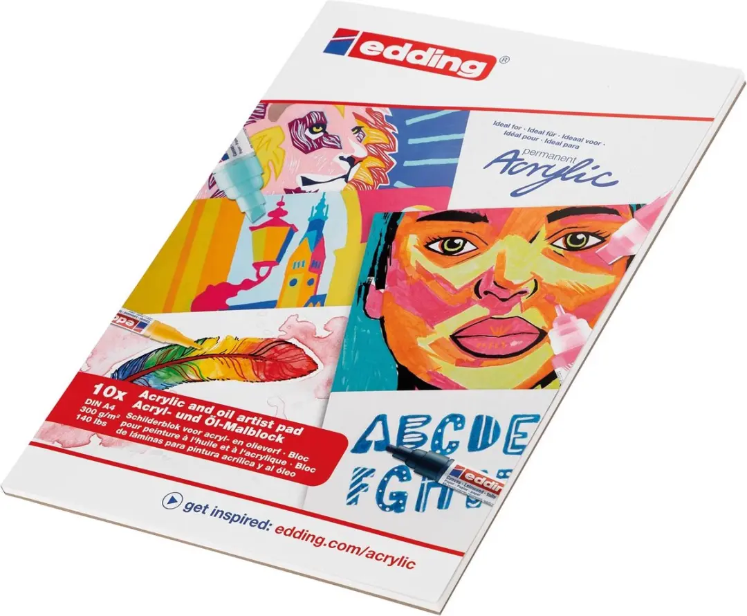 edding 30010 Olie-Acrylblokken - 15 Stuks